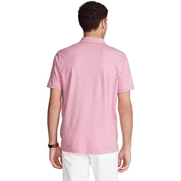Polo Ralph Lauren Mens Classic Fit Soft Touch Shirt Interlock Pink Heather 2XB - Picture 2 of 3